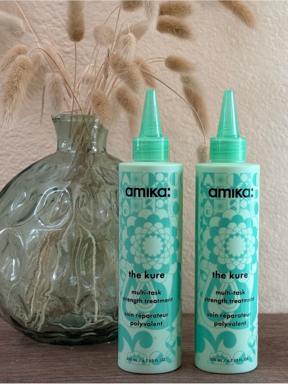 2 Amika The Kure Multi-Task Repair Strength Treatment 6.7oz New & Authentic